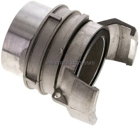 Guillemin-Kupplung G 2" (IG), Edelstahl, mit Verriegelung