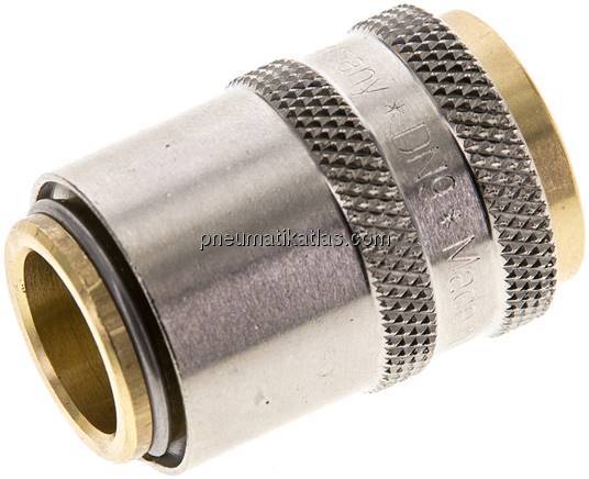 Temperierverschlusskupplungsdose, 13mm Zapfen