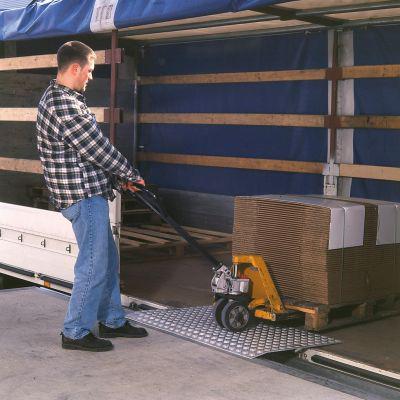 Überfahrbrücke Aluminium L1200xB1250 mm Tragkraft 600 kg