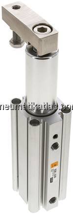 Schwenkspanner / Klemmzylinder Ø 32 mm, Klemmhub 50mm linksschwenkend (schwenkt 