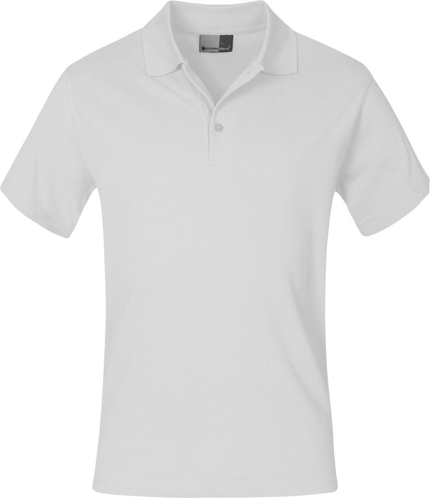 Poloshirt, Gr. 3XL, weiß