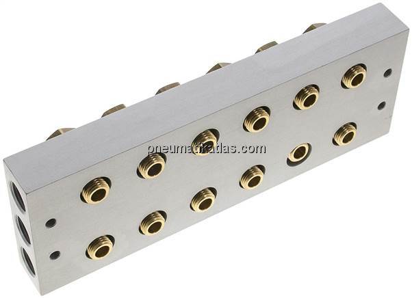 P-R-S-Leiste inkl. Hohlschrauben und Dichtungen für Ventilbaureihe M07 / P07