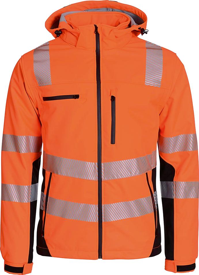 Softshelljacke, Gr.3XL orange/schwarz Gr.3XL