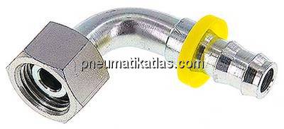 90°-Steckanschluss G 1/2" Ü-Mutter, 12,7mm GSP-Schlauch