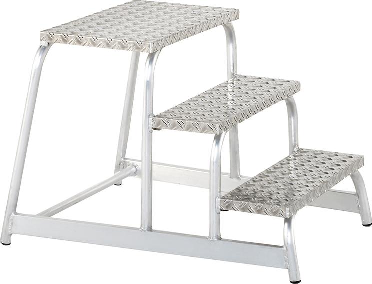 Maschinentritt AFA P starr 3 Stufen Plattformhöhe 0,60 m Arbeitshöhe 2,60 m ZARGES