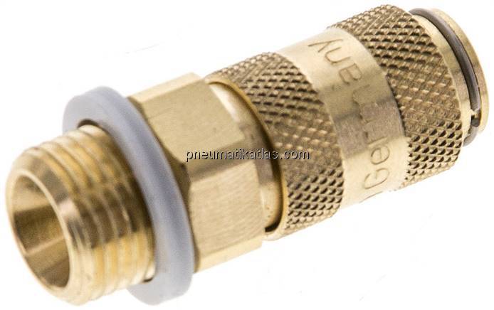 Kupplungsdose (NW2,7) G 1/8"(AG), Messing