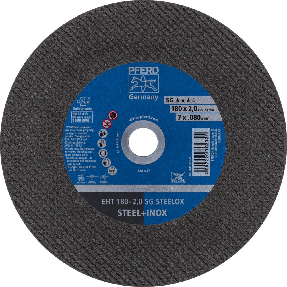 Trennscheiben EHT 180-2,0 SG STEELOX