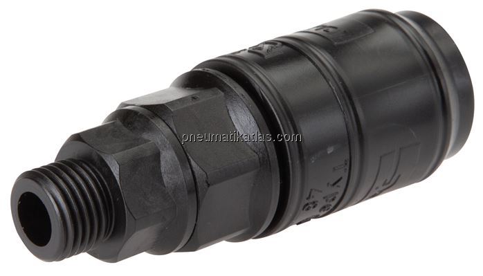 Exemplarische Darstellung: Kupplungsdose mit Außen