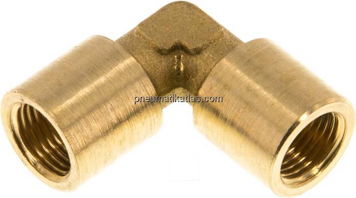 90°-Winkel G 1/8" (IG), Messing