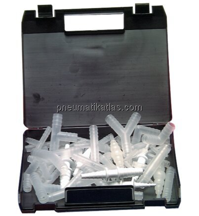 Exemplarische Darstellung: Schlauchverbinder-Sorti