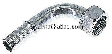 90°-Schlauchnippel M 26x1,5 Überwurfmutter, 17 - 18mm