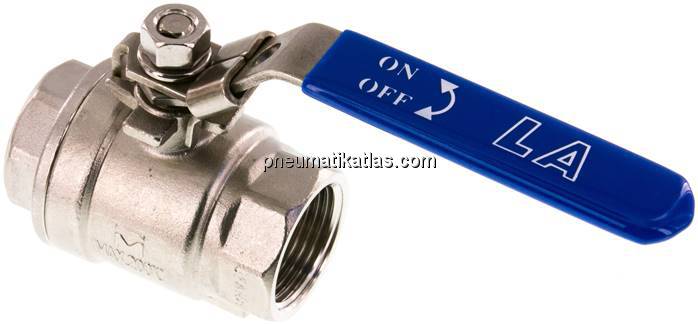 Edelstahl-Kugelhahn, Eco-Line leicht, G 1", 0 - 63bar