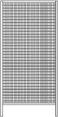Wandelement Maschinenschutzgitter B230xH2000 mm RAL 1018