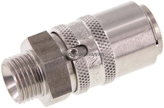 Temperierkupplungsdose 13mm Zapfen,M 16x1,5(AG)