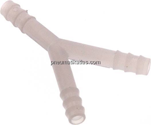 Y-Schlauchverbinder 6 (1/4")mm, PVDF