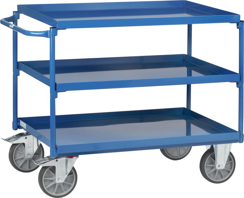 Tischwagen 4832 400kg 3 Wannen 1000x700mm fetra