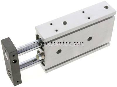 Doppelkolbenzylinder, Kolben 32mm, Hub 75mm