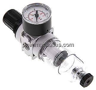 MULTIFIX Filterregler, G 1/4", 0,5 - 10bar, n. rücksteuerbar