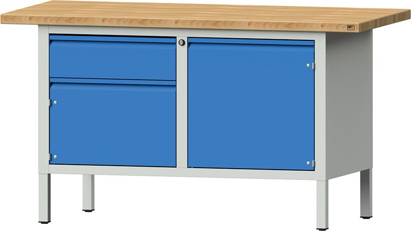 KASTENWERKBANK E 1500 MM MODELL 132 E- RAL 7035 / RAL 5012