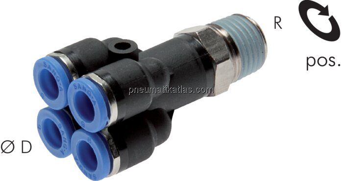 Exemplarische Darstellung: Mehrfachverteiler mit k