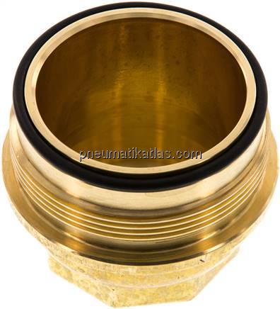 Siebtasse Messing für Gewinde R 1" & R 11/4" (Druckregelbereich 1,5 - 12 bar)