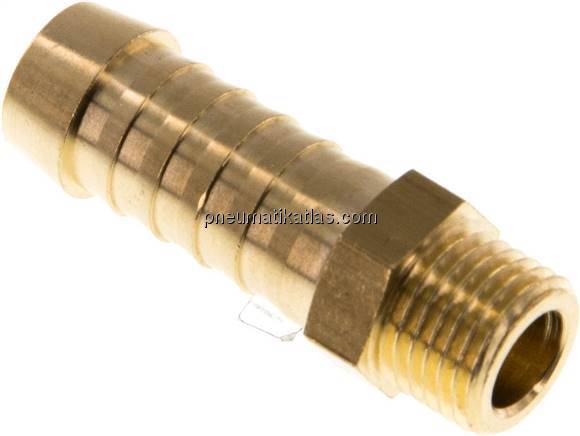 Gewindetülle M 10x1-9 (3/8")mm, Messing