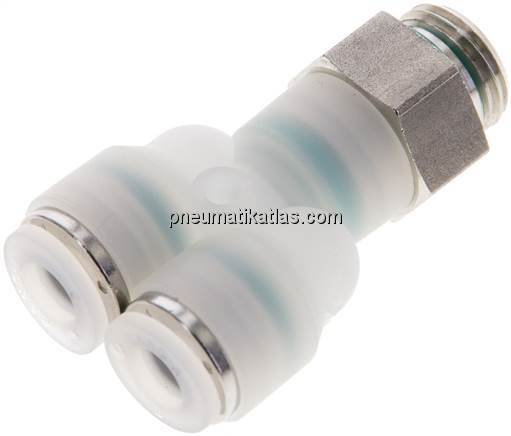 Y-Steckanschluss G 1/4"-6mm, IQS-PVDF