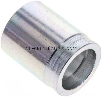 Pressanschluss Hülse 1TE, 2 TE & 1 KU (nicht geschält), 33,0 x 41,7 (Da x L)