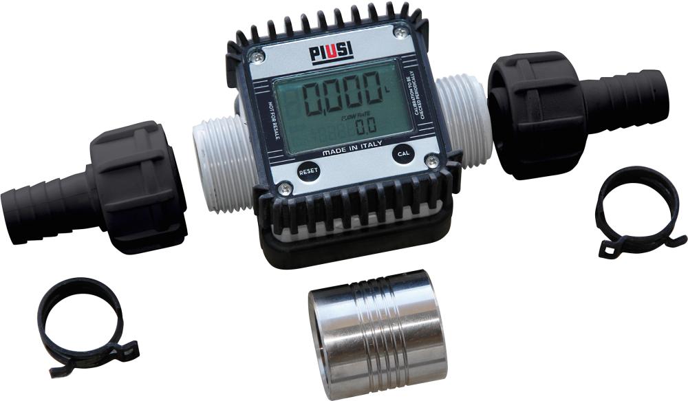 Zähler K24 Adblue für Schlauch mit Tüllen und Schellen