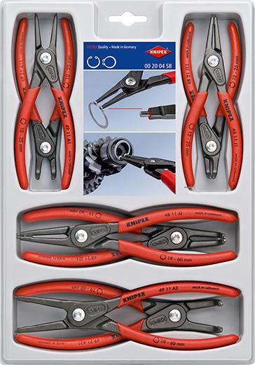 Sicherungsringzangen-Set 8-teilig SB Knipex