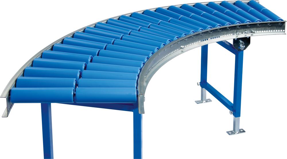 Leichtrollenbahn B 600 mmW=90°/B=600mm/T=125mm Blume Förderanlagen