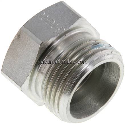 Verschlussverschraubung für Rohre 20 S (M30x2), Stahl verzinkt