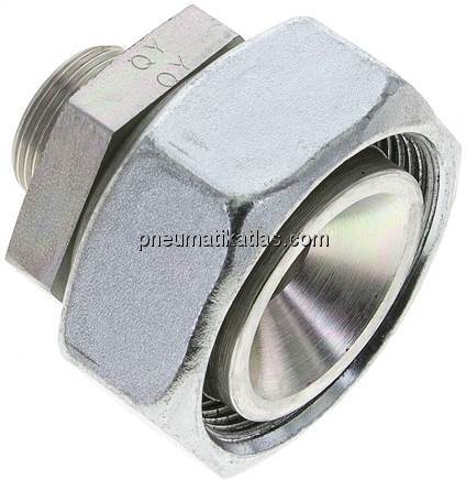 Reduziereinsatz 42 L-18 L (M26x1,5), ohne Mutter & Schneidring, Stahl verzinkt