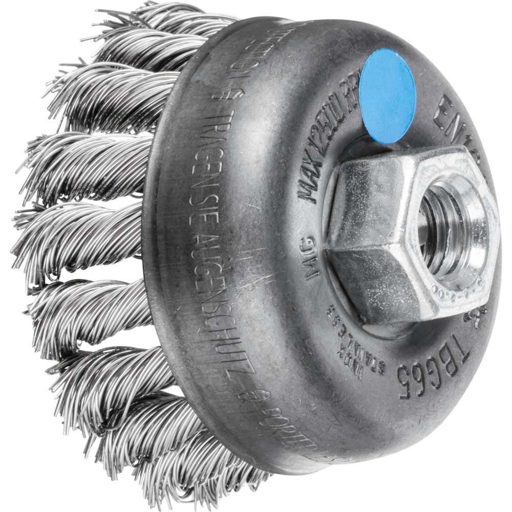 Topfbürsten mit Gewinde TBG 65/M14 INOX 0,50