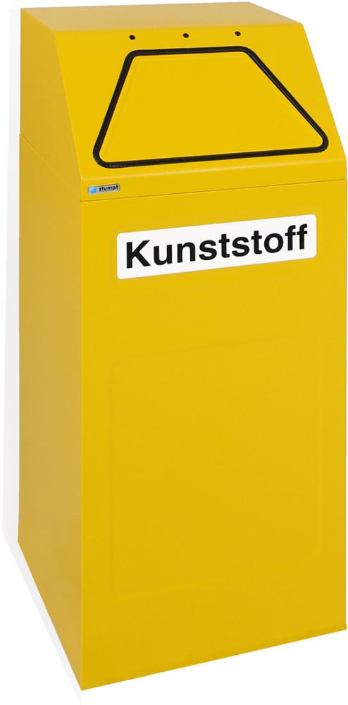 Wertstoffsammler 65 l gelb stationär stumpf
