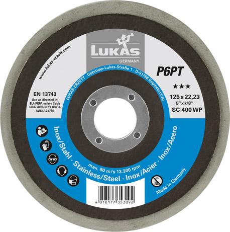 Polierteller P6PT 125mm schräg SC800 medium