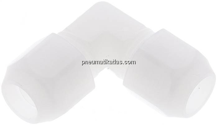 Winkel-Schlauchverbinder 14x12mm, Polypropylen