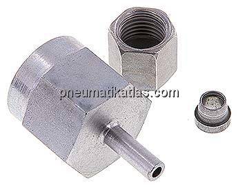 Manometer-Schneidringverschr. 6 S-G 1/2", Stahl verzinkt