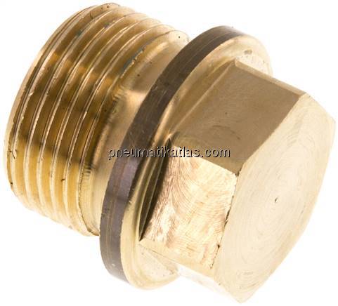 Verschlussstopfen Außenskt. G 3/4", Messing