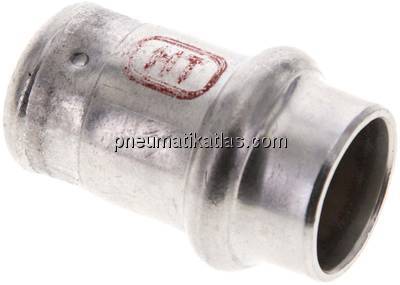 Pressfitting, Verschlusskappe, 15mm, 1.4404