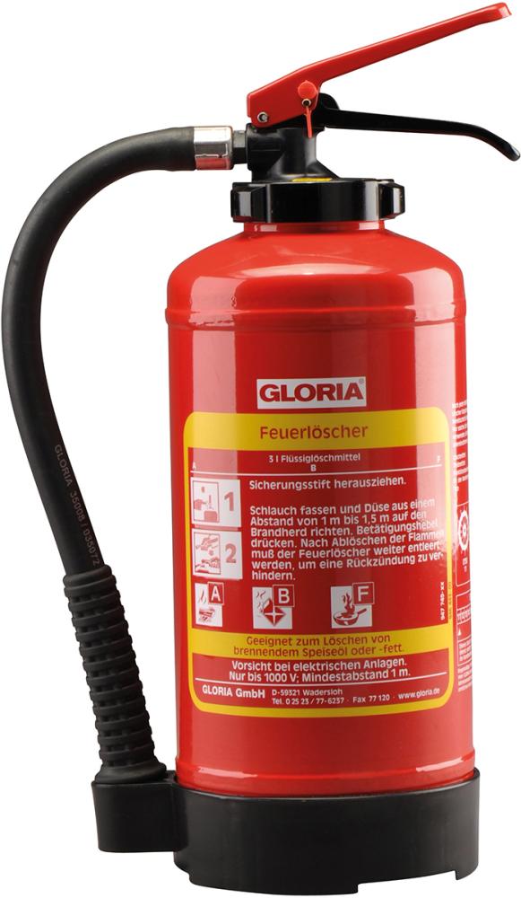 Fettbrand-Aufladelöscher 3 Liter FB 3 Easy Gloria