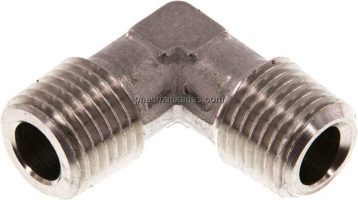 90°-Winkel R 1/4" (AG), 1.4404