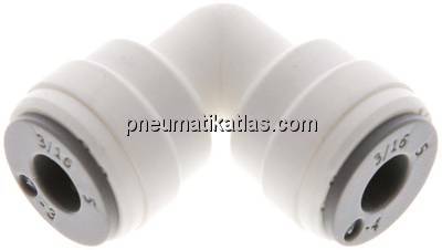 Winkel-Steckanschluss 3/16" (4,76 mm)-3/16" (4,76 mm), IQS-LE (EPDM-Dichtung)
