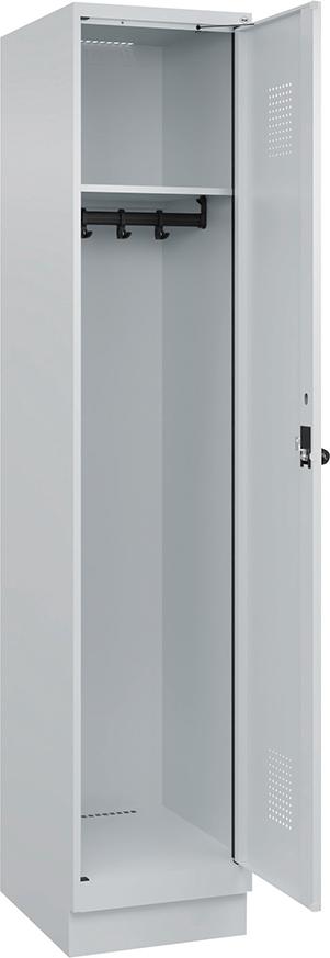 Spind Evolo PLUS 1 Abteil H1950xB400xT500mm RAL7035/RAL7035 /S/7035