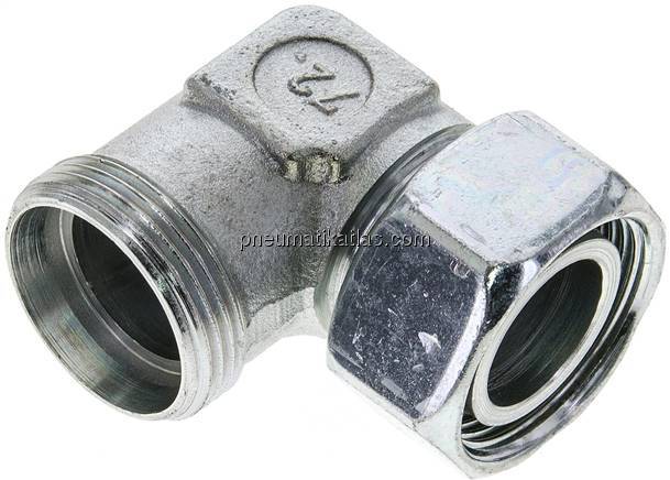 Einstellb. Winkel-Schneidringverschr. 28 L (M36x2), ohne Mutter & Schneidring, S