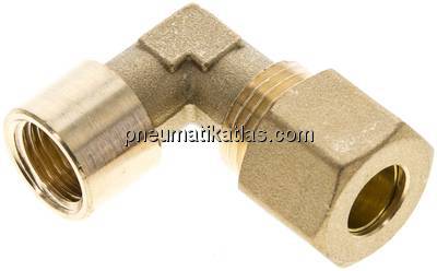 Winkel-Aufschraub-Klemmringverschr. G 1/4"-10 (M16x1,5)mm, Messing