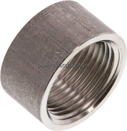 Anschweißmuffe Rp 3/4"-17mm, 1.4571 (DIN2986-halb)