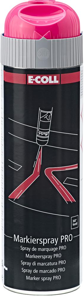 PRO Markierspray 500ml pink E-COLL
