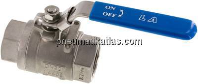 Edelstahl-Kugelhahn, G 1-1/4", 0 - 63bar