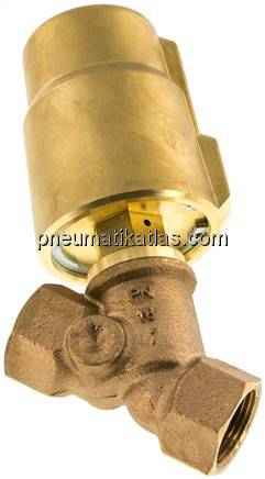 Schrägsitzventil Messing, G 3/4", offen, Standard